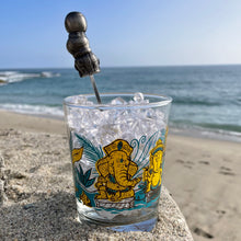 Tiki tOny's 'Head Stack' Sculpted Metal Swizzle Stick by TikiLand Trading Co.