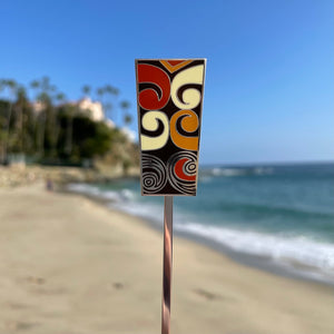 TikiLand Trading Co. 'Heritage' Metal Enamel Swizzle Stick - Ready to Ship!