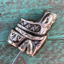 Tiki tOny's 'Tiki Drummer' Sculpted Metal Swizzle Stick by TikiLand Trading Co.