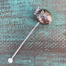 Tiki tOny's 'Puffer' Sculpted Metal Swizzle Stick by TikiLand Trading Co.