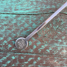 Tiki tOny's 'Tiki Drummer' Sculpted Metal Swizzle Stick by TikiLand Trading Co.