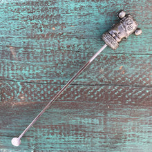 Tiki tOny's 'Yum Grub' Sculpted Metal Swizzle Stick by TikiLand Trading Co.