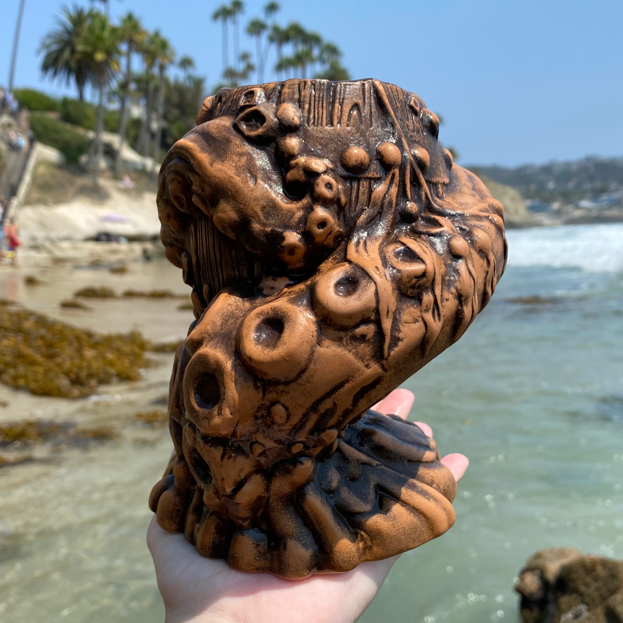 ★レア直筆サイン★MUNK TIKIマグ★ムンク・ティキ☆shagサーフィン Kraken's Toast Tiki Mug (Whoopsies), designed by Brian Kesinger