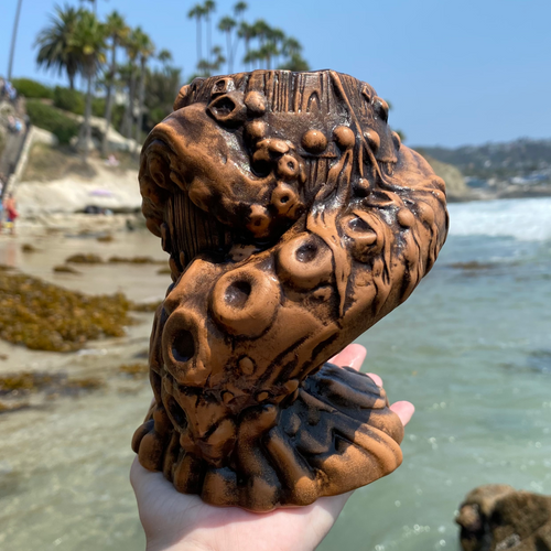 Kraken's Toast Tiki Mug (Whoopsies), designed by Brian Kesinger and sculpted by THOR - Ready to Ship!