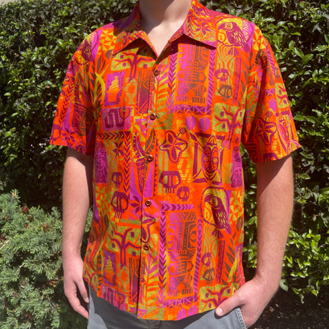 TikiLand Day 2022 'Tropical Escape' - Classic Aloha Button-Up Shirt - Unisex - Ready to Ship!
