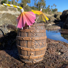 Sunken Rum Barrel Tiki Mug, sculpted by Thor -  Ready to Ship!