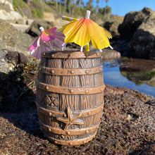 Sunken Rum Barrel Tiki Mug, sculpted by Thor -  Ready to Ship!