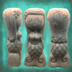 Tiki tOny's Lagoon Mermaid LAVENDER HAIR Tiki Mug - Ready to Ship!