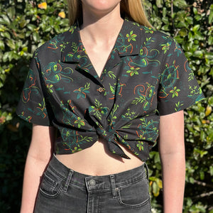 Jeff Granito's 'Deep Dive' Women's Button-Up - Ready-to-Ship!
