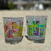 Jeff Granito's 'Tank Tiki' Mai Tai Glass Set of Two - Ready to Ship!