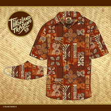 TikiLand Trading Co. Heritage Aloha Shirt - Classic Aloha Button Up-Shirt - Unisex - Ready to Ship! (US shipping included)