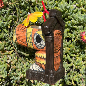 Tiki tOny's Hanging Toucan Tiki Mug (Orange-Yellow), sculpted by Thor - Ready to Ship