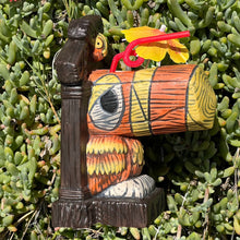 Tiki tOny's Hanging Toucan Tiki Mug (Orange-Yellow), sculpted by Thor - Ready to Ship
