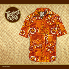 TikiLand Trading Co. ‘Alani Tapa Aloha Shirt - Classic Aloha Button Up-Shirt - Unisex - Ready to Ship! (US shipping included)