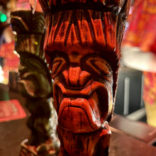 Journey to Hawaii Tiki Mug - Lava Orange Limited Edition of 300, designed by Lost Tiki, Jeff Granito, Thor, and sculpted by Thor - Ready to Ship!