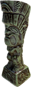 Journey to Hawaii Tiki Mug - Jungle Relic Green Limited Edition of 300, designed by Lost Tiki, Jeff Granito, Thor, and sculpted by Thor - Ready to Ship!