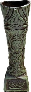 Journey to Hawaii Tiki Mug - Jungle Relic Green Limited Edition of 300, designed by Lost Tiki, Jeff Granito, Thor, and sculpted by Thor - Ready to Ship!