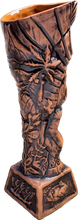 Journey to Hawaii Tiki Mug - Lava Orange Limited Edition of 300, designed by Lost Tiki, Jeff Granito, Thor, and sculpted by Thor - Ready to Ship!