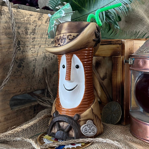 Skipper Bob Tiki Mug (Whoopsies), designed by Tiki Chippy and sculpted by Thor - Ready to Ship!