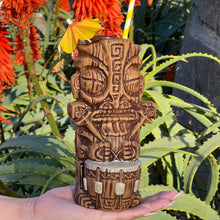 Atomikitty's Marquesan Drummer Tiki Mug, sculpted by Thor - Ready to Ship!