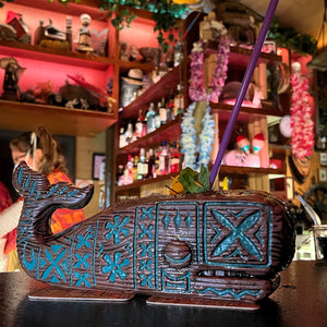 Sheryl Schroeder's Tiki Whale Tiki Mug (Whoopsies), sculpted by THOR - Ready to Ship!