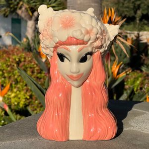 Critterosity's Floral Tiki Goddess Tiki Mug - Limited Spring Edition -  Ready to Ship!