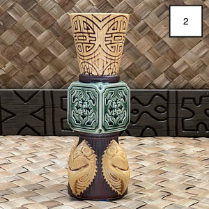 Doug Horne's Jade Chalice Tiki Mug (Whoopsies) - Green Tile (300 Edn), sculpted by THOR - Ready to Ship!