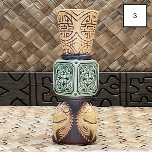 Doug Horne's Jade Chalice Tiki Mug (Whoopsies) - Green Tile (300 Edn), sculpted by THOR - Ready to Ship!