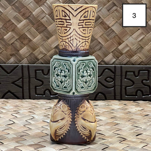 Doug Horne's Jade Chalice Tiki Mug (Whoopsies) - Green Tile (300 Edn), sculpted by THOR - Ready to Ship!