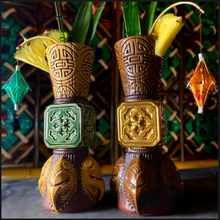Doug Horne's Jade Chalice Tiki Mug - Green Tile (300 Edn) & Real Gold Tile (30 Edn) Limited Editions - Ships in May