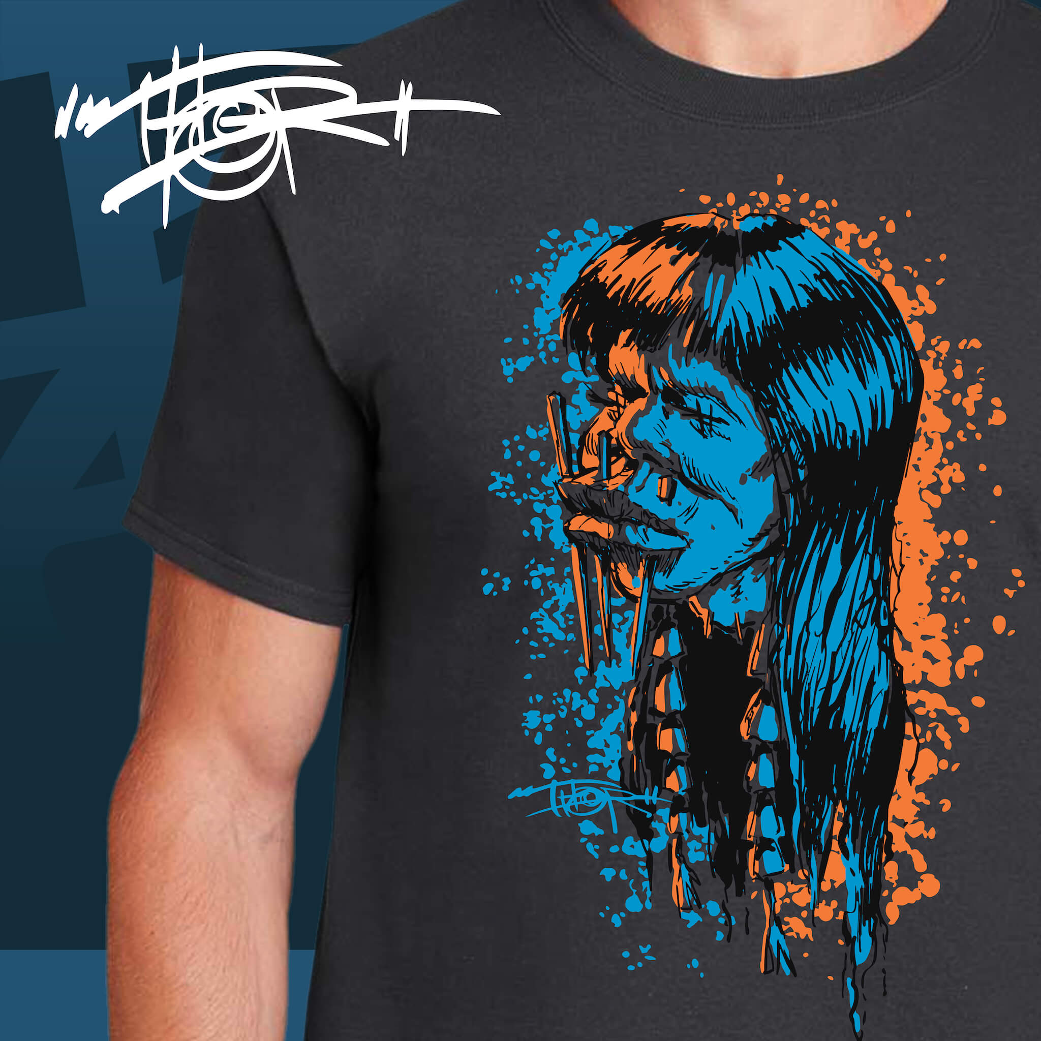 Tom Thordarson for TikiLand Trading Co. 'Shrunken Head Tee