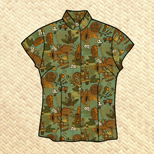TikiLand Trading Co. 'Cannibal of Doom' - Women's Aloha Shirt - Ready to Ship!  (US shipping included)