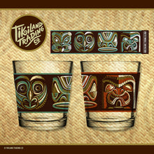 Tikiland Trading Co. ‘Expressions of the South Pacific’ - Mai Tai Glasses Set (2) - Ready to Ship!