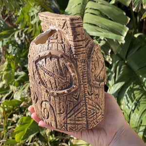 Tiki tOny's The Beachcomber Bombardier Tiki Mug - Limited 'Toasted Coconut' Numbered and Signed Edition of 30 (Ships in about two weeks)