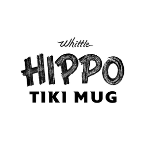 'Whittle Hippo' Tiki Mug, by Jeremy Spears of Whittle Woodshop (US shipping included)