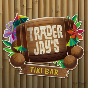 'Trader Barrel' Personalized Metal Bar Sign