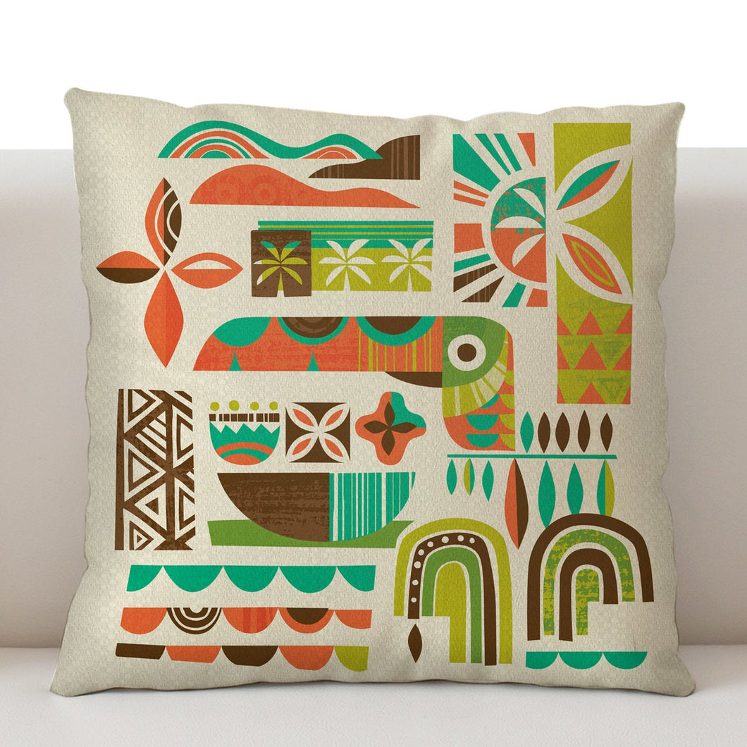 Jeff Granito's 'Toucan Breeze' Pillow Cover - Ready to Ship!