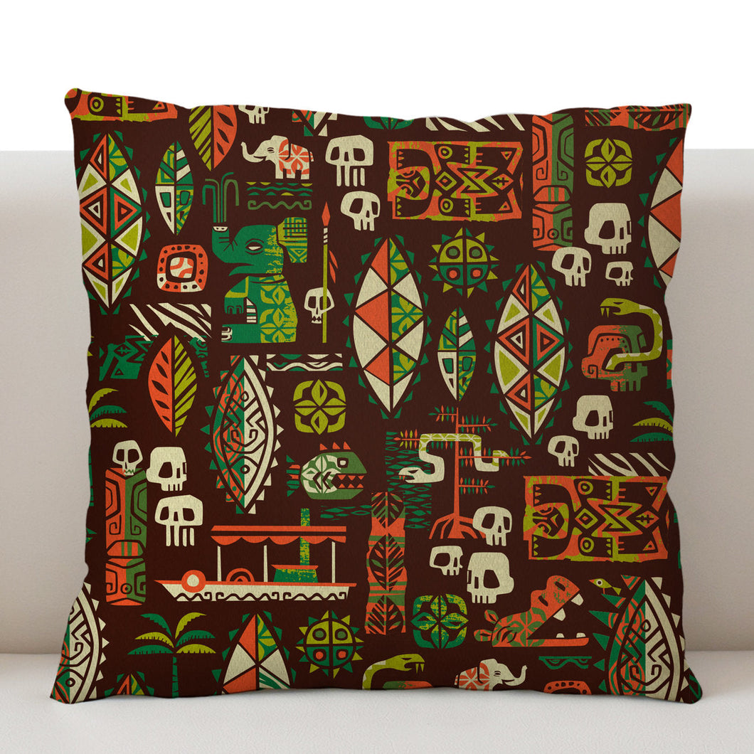 Jeff Granito's 'Jungle Juju' Pillow Cover - Ready to Ship!