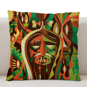 Jeff Granito's 'Shrunken Head' Pillow Cover - Ready to Ship!