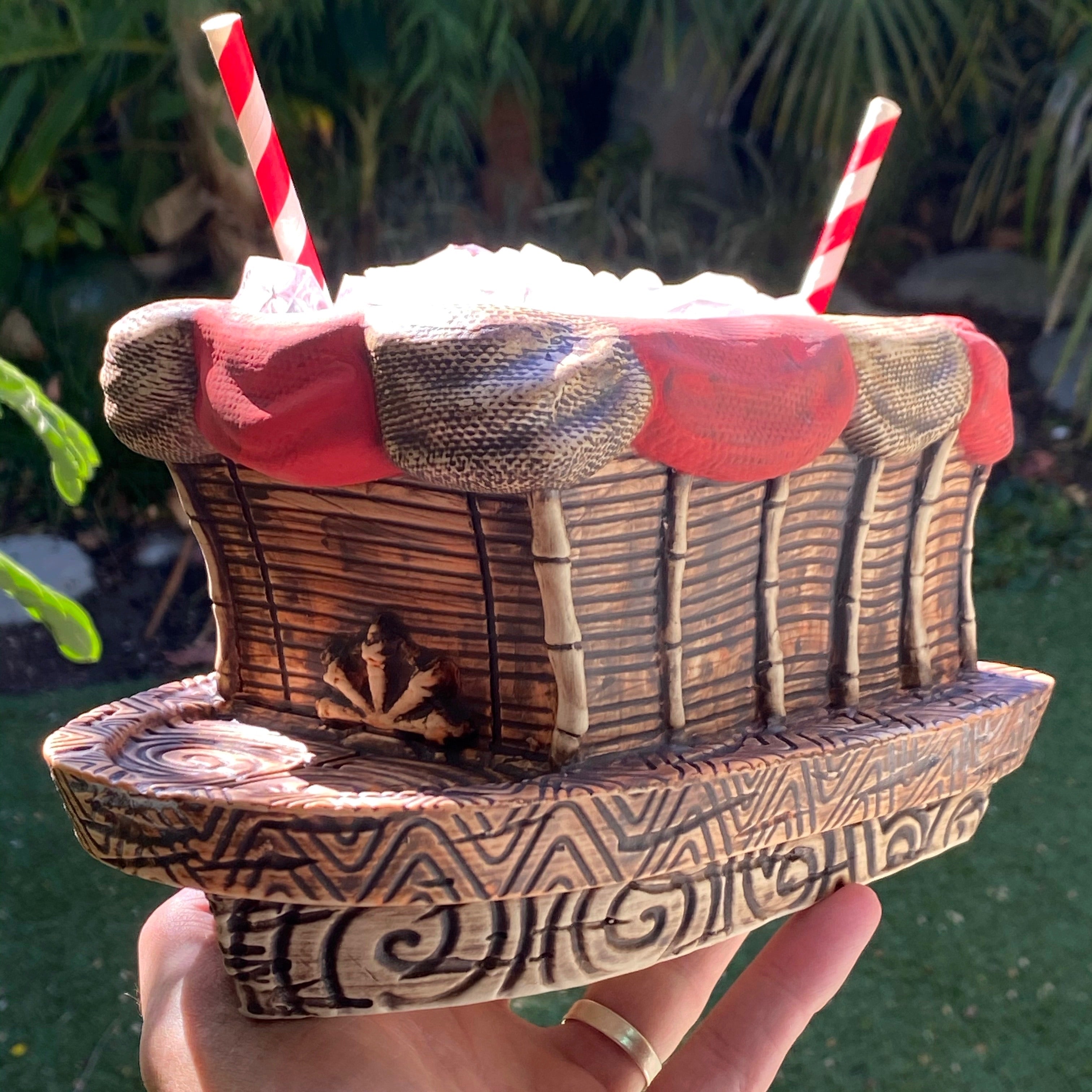 Unbranded, Dining, Outrigger Beach Resort Tiki Fishing Coffee Mug Set Of  2