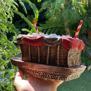 Tiki tOny's Skipper's Bote Tiki Mug - Ready to Ship!