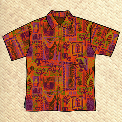 TikiLand Day 2022 'Tropical Escape' - Classic Aloha Button Up-Shirt - Unisex - Ready to Ship!